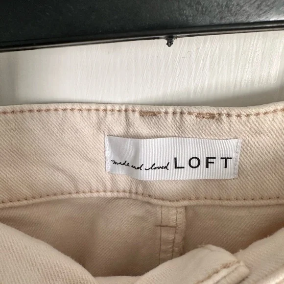Loft Jeans - Beige - Size 32 NWT - Picture 4 of 6